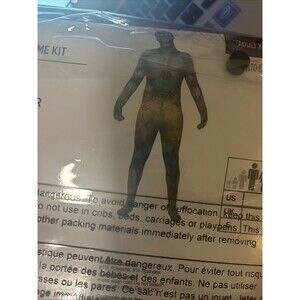 Zombie Slime Morphsuit - Glow in the Dark - Adult XL 46-48 New In Pkg